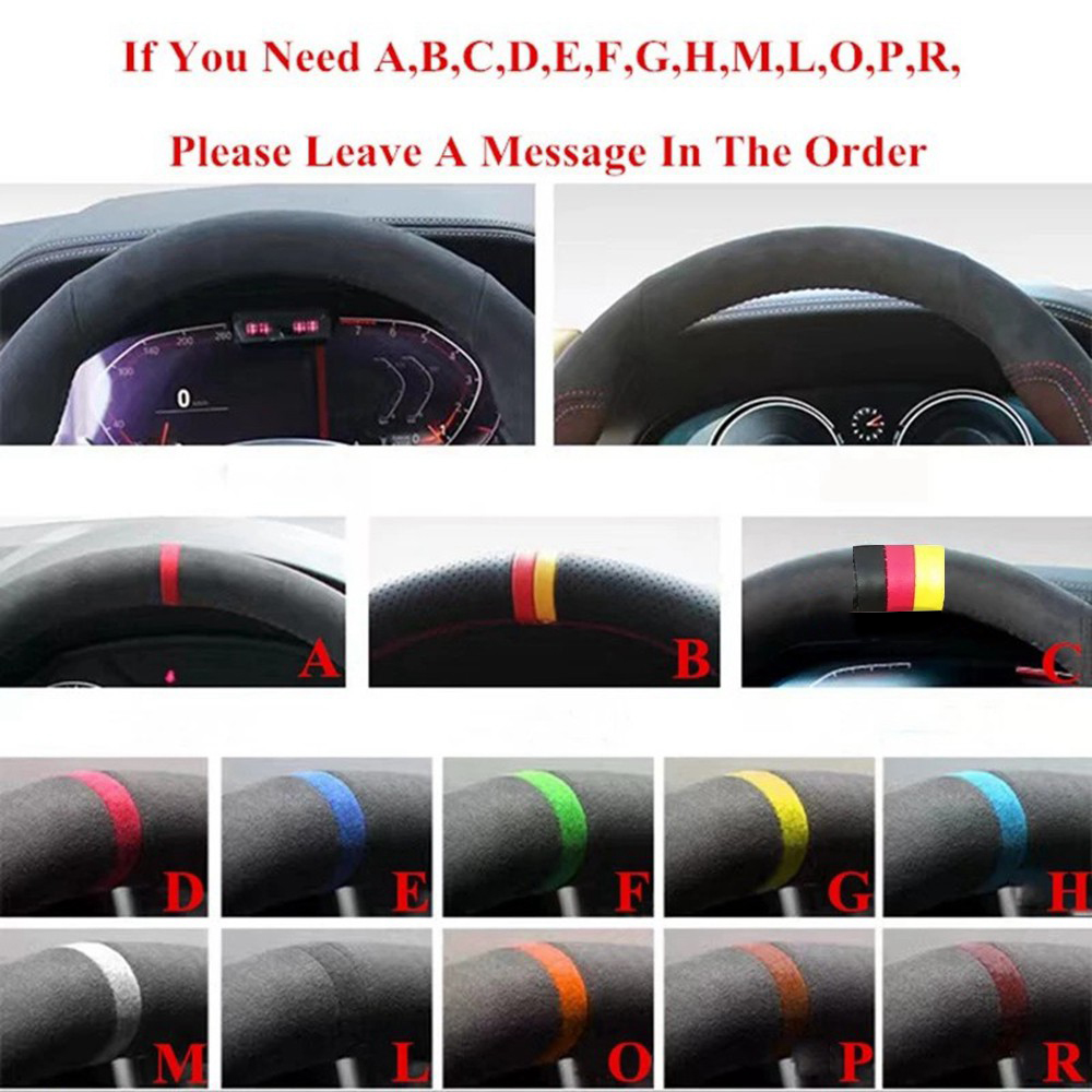 غطاء مخصص لعجلة قيادة السيارة  - مراجعة Car Steering Wheel Cover Anti Slip Breathable وسعره