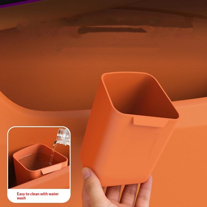 صندوق تخزين جديد من السيليكون  - مراجعة Waterproof Car Trash Can With Lid وسعره