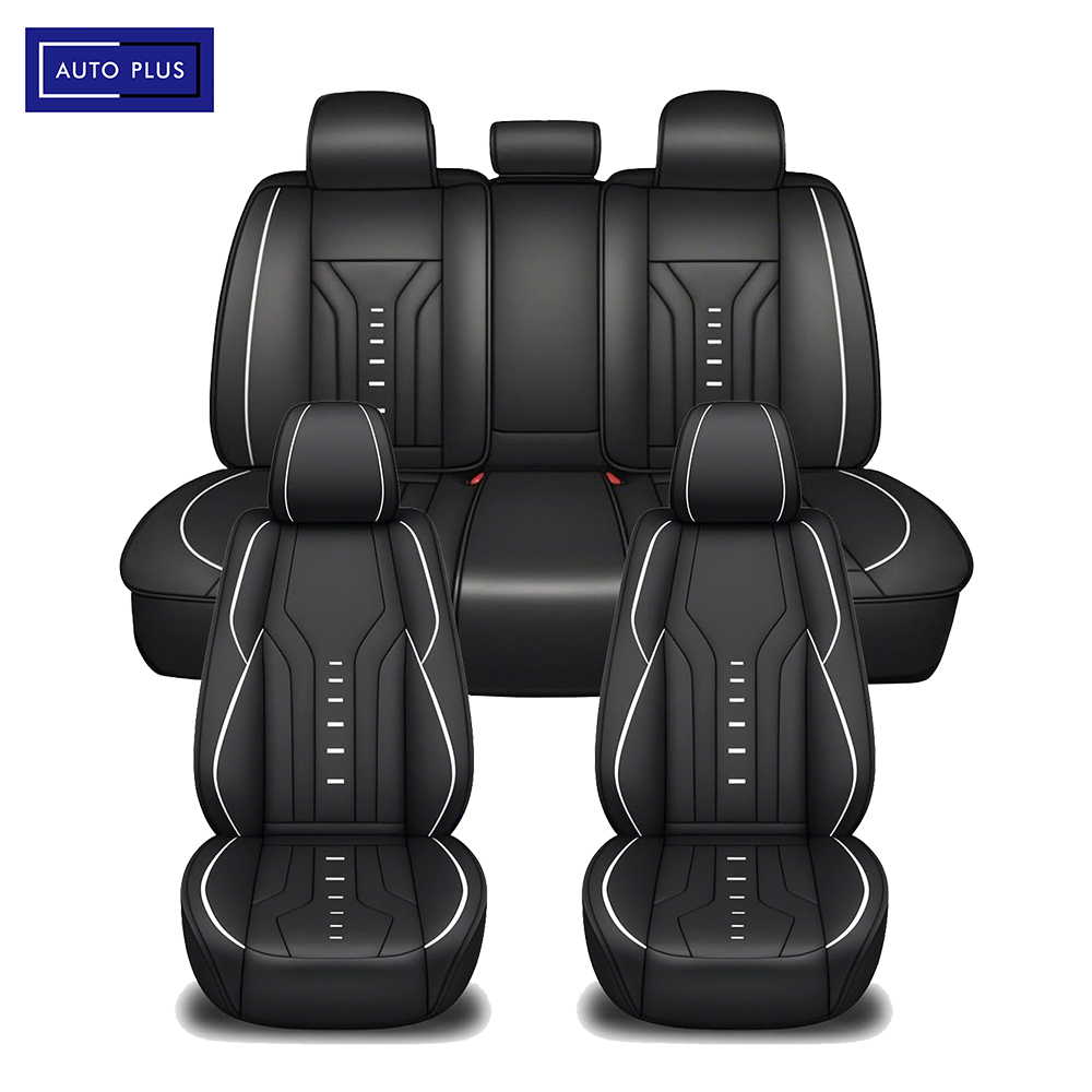 أغطية مقاعد السيارة الجلدية ال - مراجعة Leather Car Seat Covers Full Set Universal وسعره