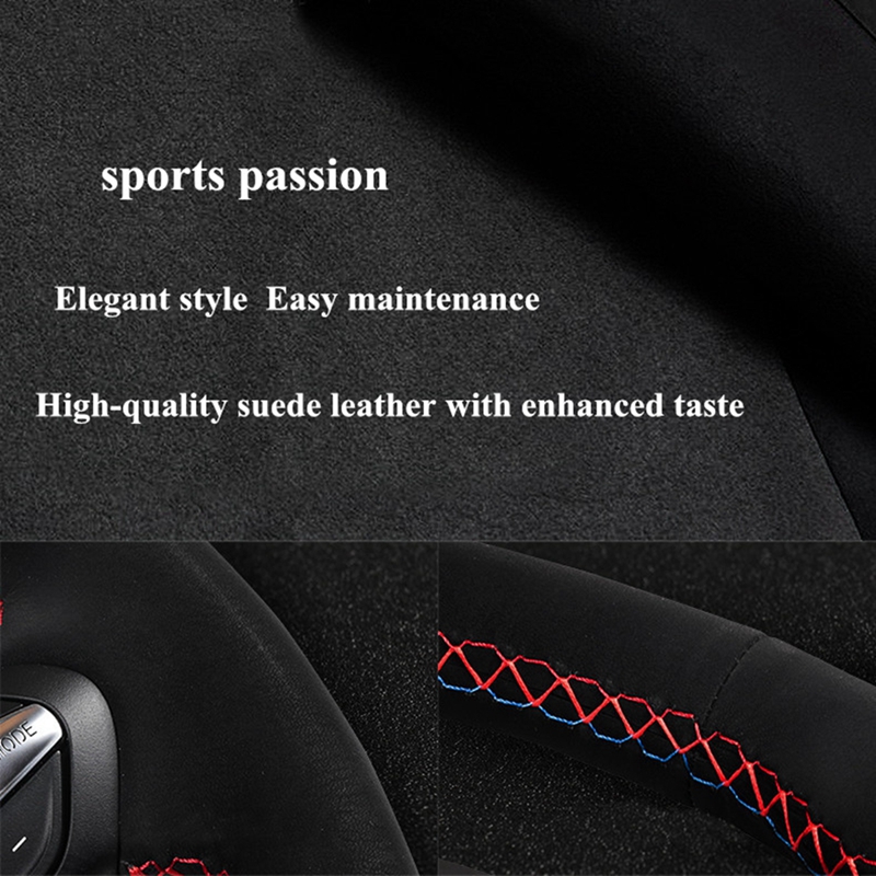 غطاء عجلة قيادة السيارة الخياط - مراجعة Car Steering Wheel Cover Anti Slip Breathable وسعره