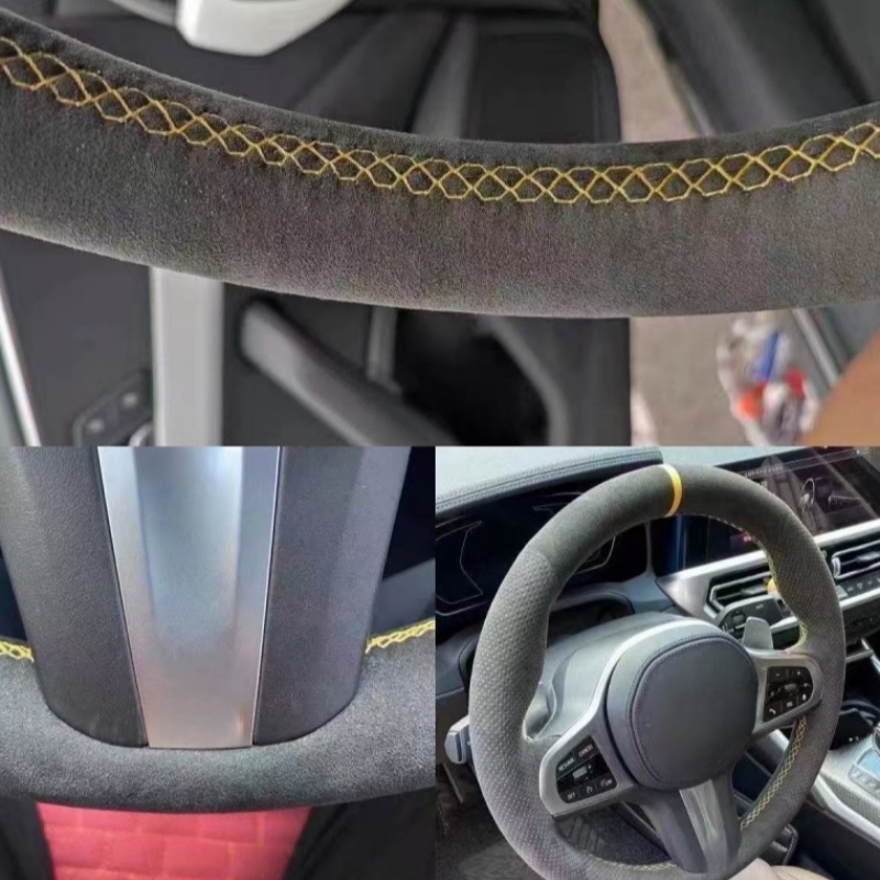 غطاء عجلة قيادة السيارة من الج - مراجعة Car Steering Wheel Cover Anti Slip Breathable وسعره