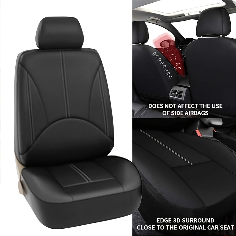 مجموعة كاملة أغطية مقاعد سيارة - مراجعة Leather Car Seat Covers Full Set Universal وسعره