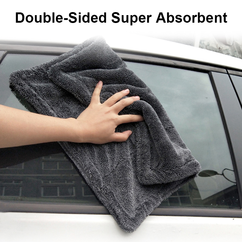 منشفة غسيل السيارات من الألياف - مراجعة Microfiber Car Drying Towel Super Absorbent وسعره