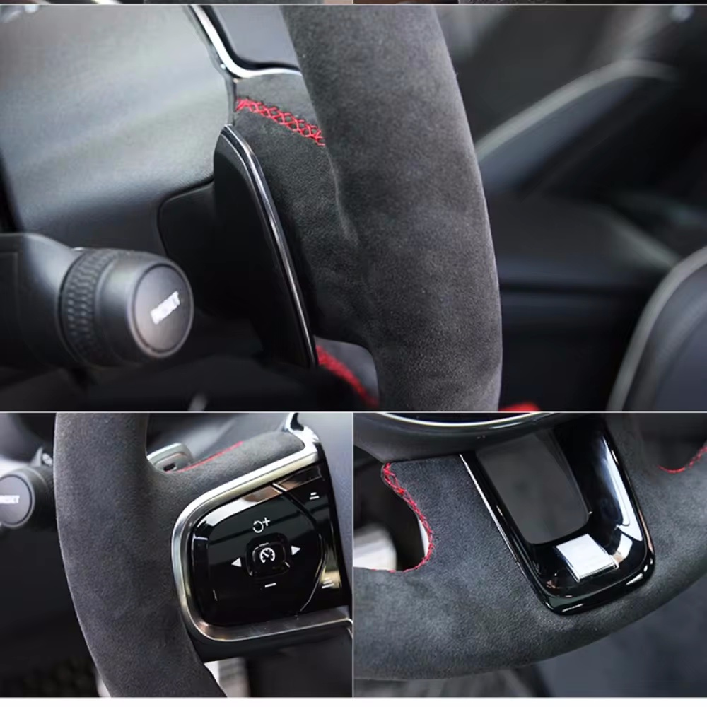 مخصص عجلة توجيه سيارة غطاء الم - مراجعة Car Steering Wheel Cover Anti Slip Breathable وسعره
