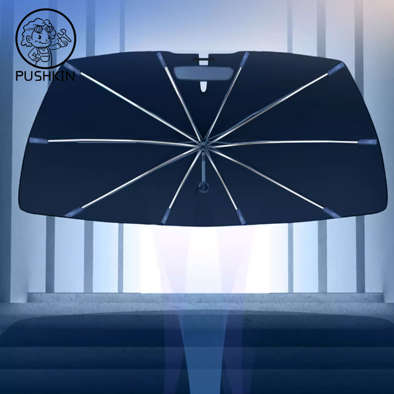 واقي شمس قابل للطي للزجاج الأم - مراجعة Car Sunshade Windshield Umbrella Foldable وسعره