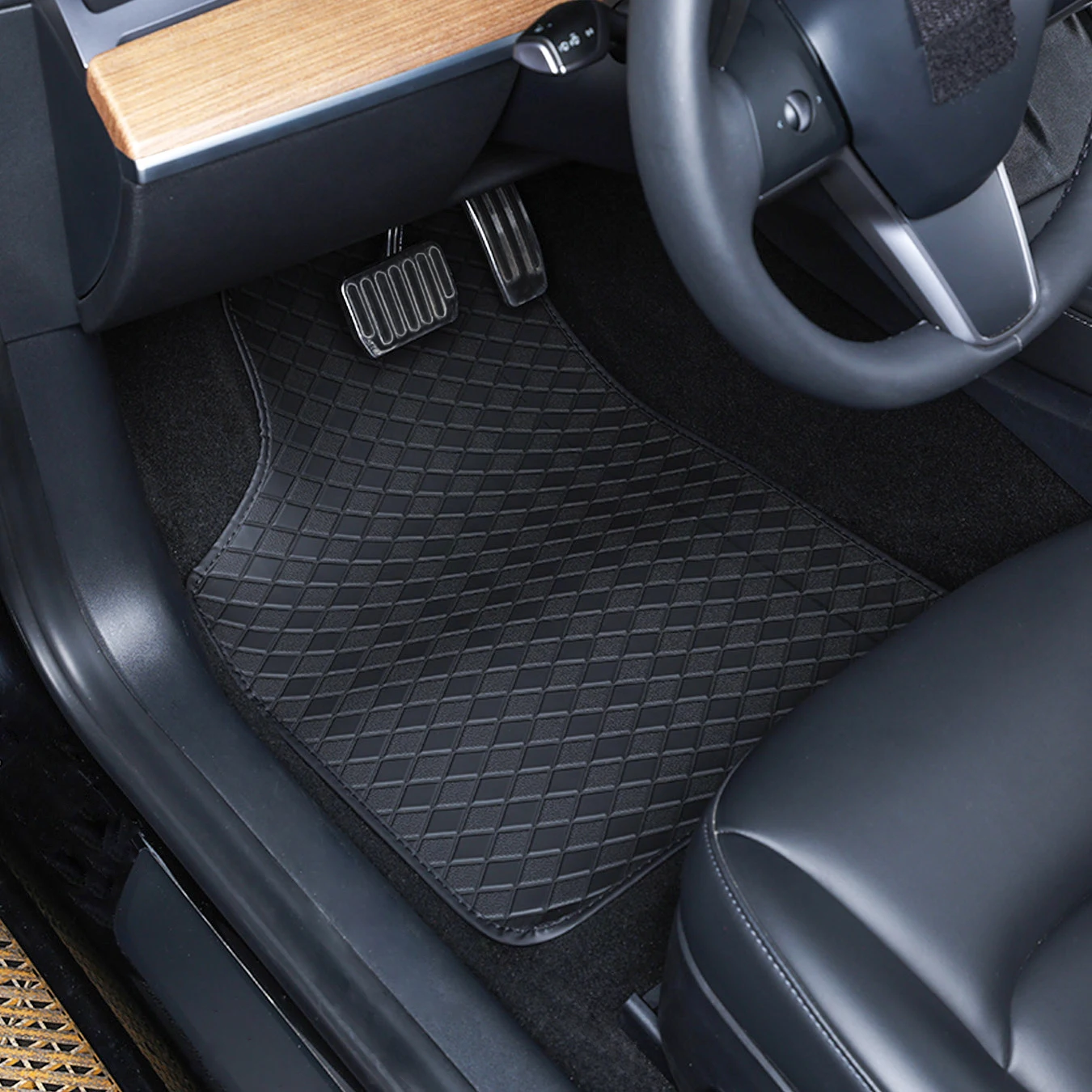 مجموعة كاملة من دواسات أرضية ل - مراجعة Car Floor Mats Universal Waterproof Leather وسعره