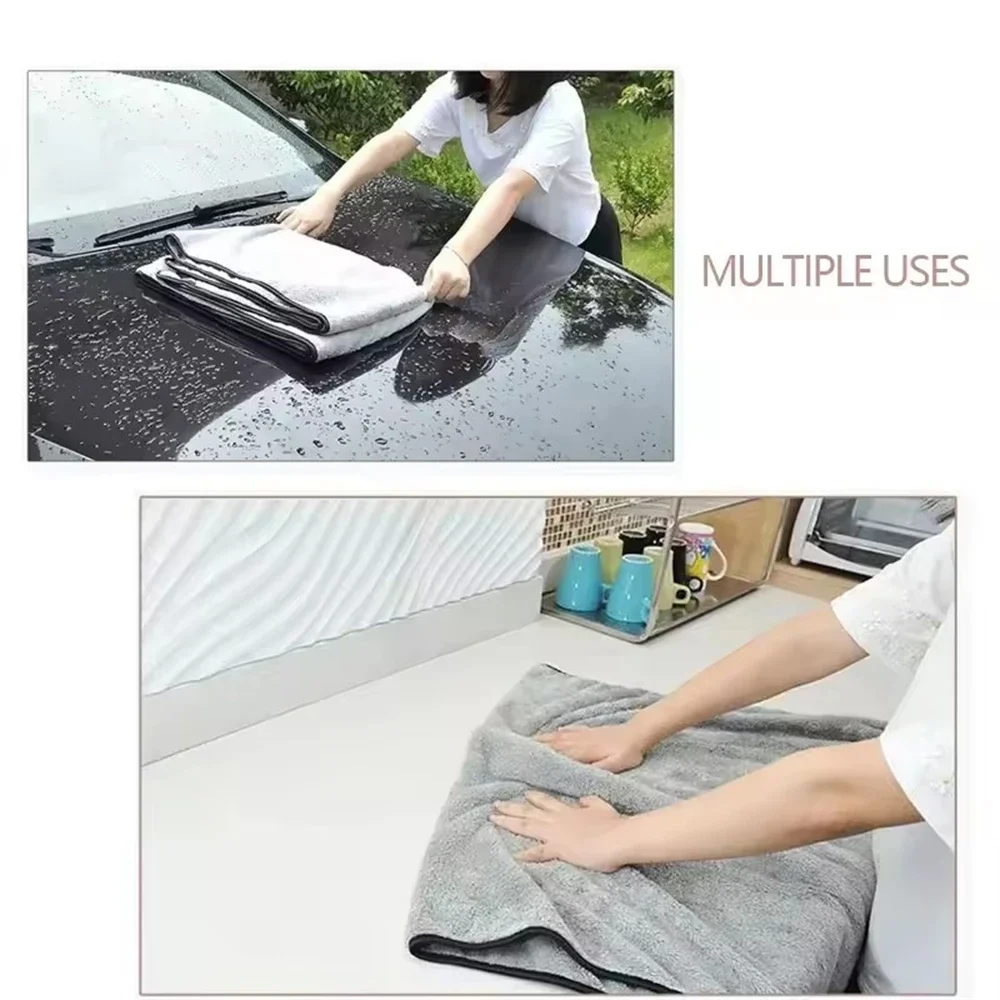 منشفة من الألياف الدقيقة لغسيل - مراجعة Microfiber Car Drying Towel Super Absorbent وسعره