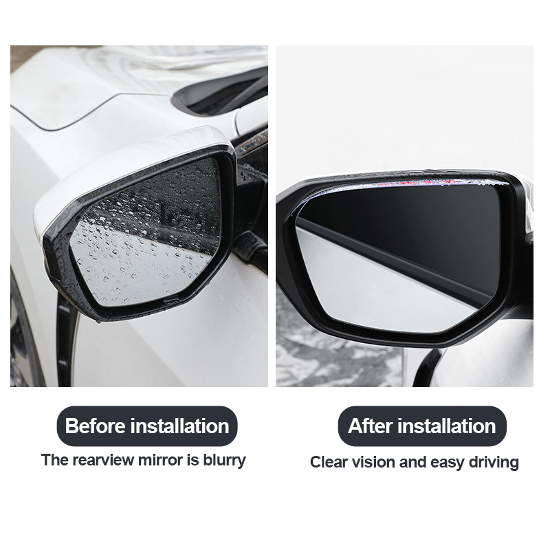 2 قطعة سيارة مرآة الرؤية الخلف - مراجعة Anti Glare Car Rearview Mirror Film وسعره