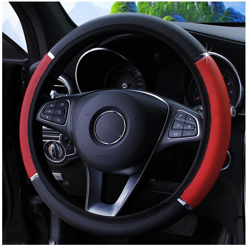 أغطية عجلة قيادة جديدة مضادة ل - مراجعة Car Steering Wheel Cover Anti Slip Breathable وسعره