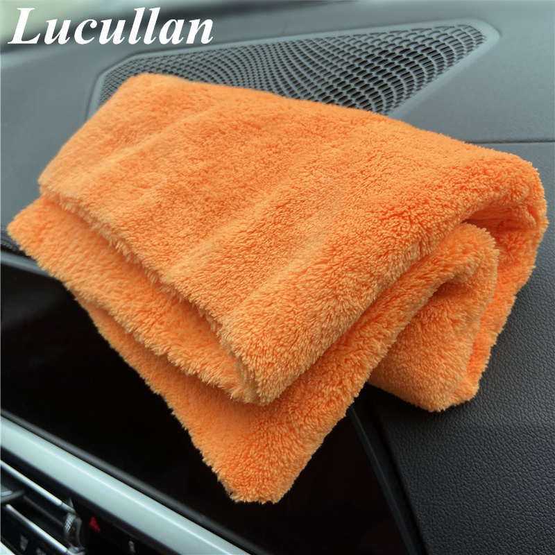 Lucullan 40x40 سنتيمتر البرتقا - مراجعة Microfiber Car Drying Towel Super Absorbent وسعره